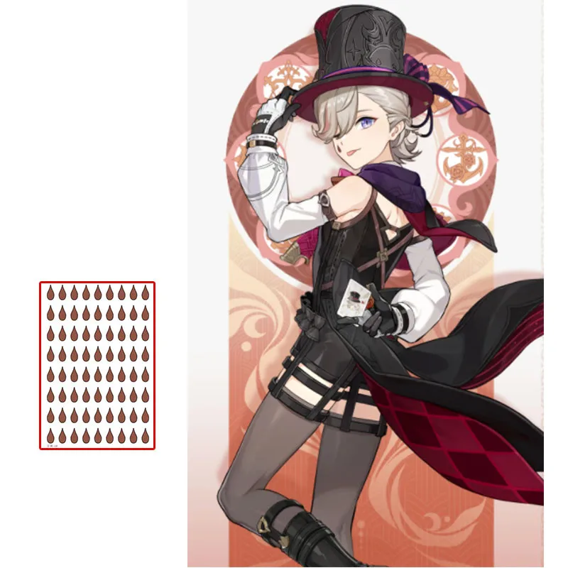 Lyney Tattoo Sticker Genshin Impact Game Temporary Fake Flash Tattoo Transfer Sticker Cosplay Prop Accessories Costume
Lyney Tattoo Sticker Genshin Impact Game Temporary Fake Flash Tattoo Transfer Sticker Cosplay Prop Accessories Costume