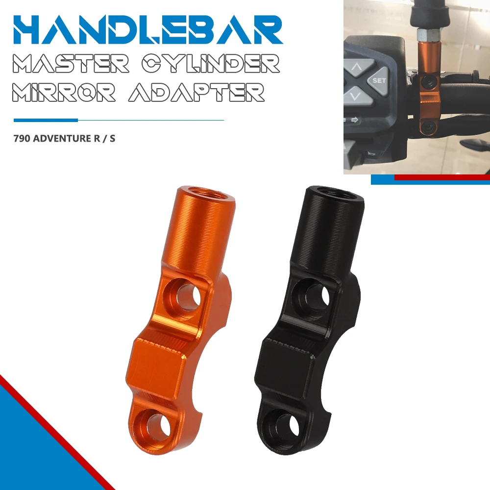 790 Adv S R Handlebar Master Cylinder Mirror Adapter Mount Holders Bracket Clamp FOR 790 Adventure S / R 2019 2020 2021 2022
790 Adv S R Handlebar Master Cylinder Mirror Adapter Mount Holders Bracket Clamp FOR 790 Adventure S / R 2019 2020 2021 2022