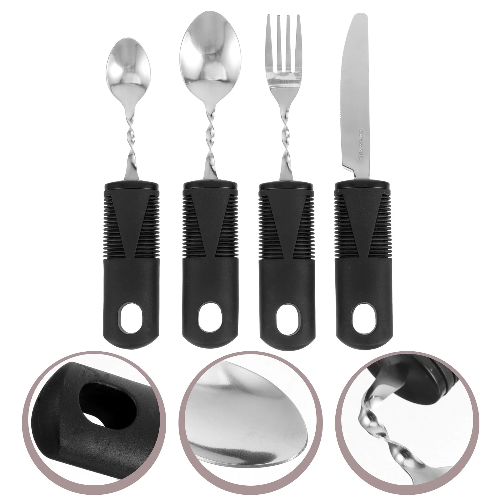 Disabled Cutlery Weighted Feeding Utensils Elderly Adaptive Spoon Fork Tableware Eating Parkinsons Utensil Angled Set Self
Disabled Cutlery Weighted Feeding Utensils Elderly Adaptive Spoon Fork Tableware Eating Parkinsons Utensil Angled Set Self