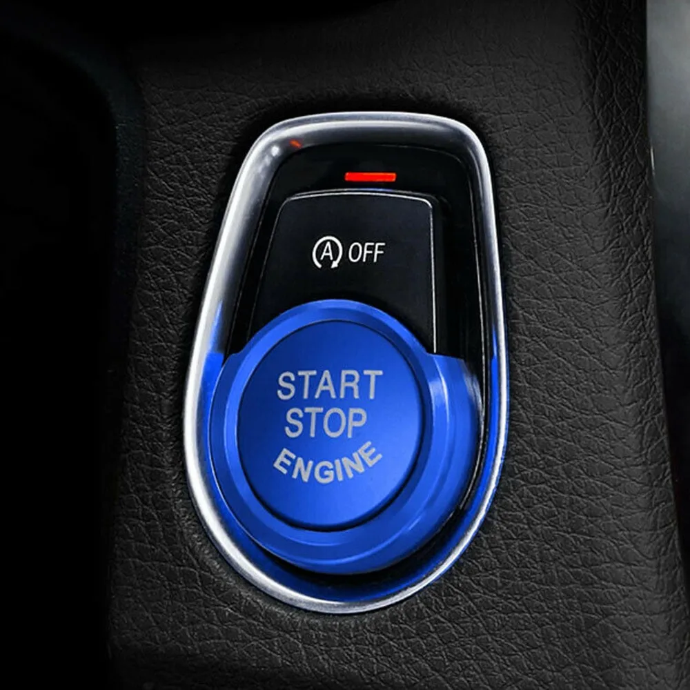Blue Aluminum Keyless Engine Push Start Button W/Surrounding Ring Trim For BMW Series X1 F20 F22 F30 F32 F48 1 2 3 4 Auto Parts
Blue Aluminum Keyless Engine Push Start Button W/Surrounding Ring Trim For BMW Series X1 F20 F22 F30 F32 F48 1 2 3 4 Auto Parts