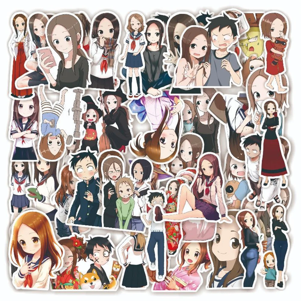 10/30/50PCS Cartoon Anime Takagi Classmate Graffiti Sticker For Scooter Laptop Mobile Phone Kids Toys PVC Sticker Wholesale
10/30/50PCS Cartoon Anime Takagi Classmate Graffiti Sticker For Scooter Laptop Mobile Phone Kids Toys PVC Sticker Wholesale