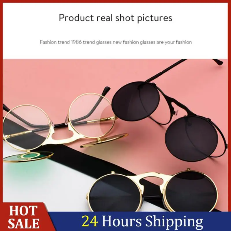 Fashion Small Round Sunglasses For Men Vintage Steampunk Flip Sun Glasses Women Flip Circular Double Eyeglasses Cycling Eyewear
Fashion Small Round Sunglasses For Men Vintage Steampunk Flip Sun Glasses Women Flip Circular Double Eyeglasses Cycling Eyewear