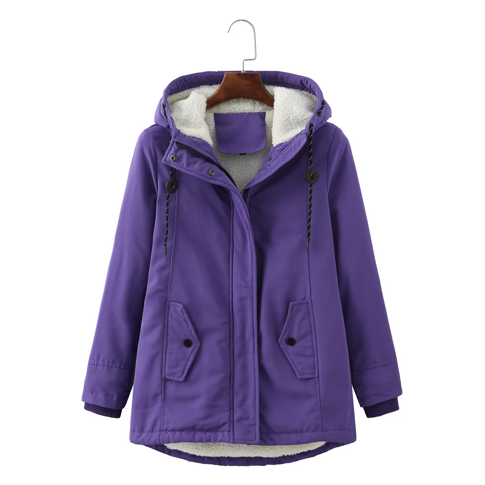 Plus Size XL XXL XXXL 4XL European Women's Hooded Winter Warmth Women's Cotton Padded Clothes Campera Mujer Veste Hiver Femme
Plus Size XL XXL XXXL 4XL European Women's Hooded Winter Warmth Women's Cotton Padded Clothes Campera Mujer Veste Hiver Femme