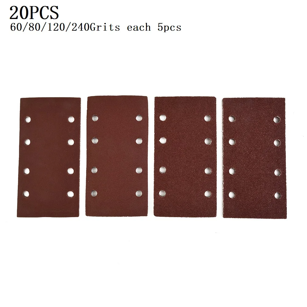 20pcs Sandpaper Sanding Sheets Punched Hook&Loop Mixed Grits 60/80/120/240 For Power Tool Accessories
20pcs Sandpaper Sanding Sheets Punched Hook&Loop Mixed Grits 60/80/120/240 For Power Tool Accessories