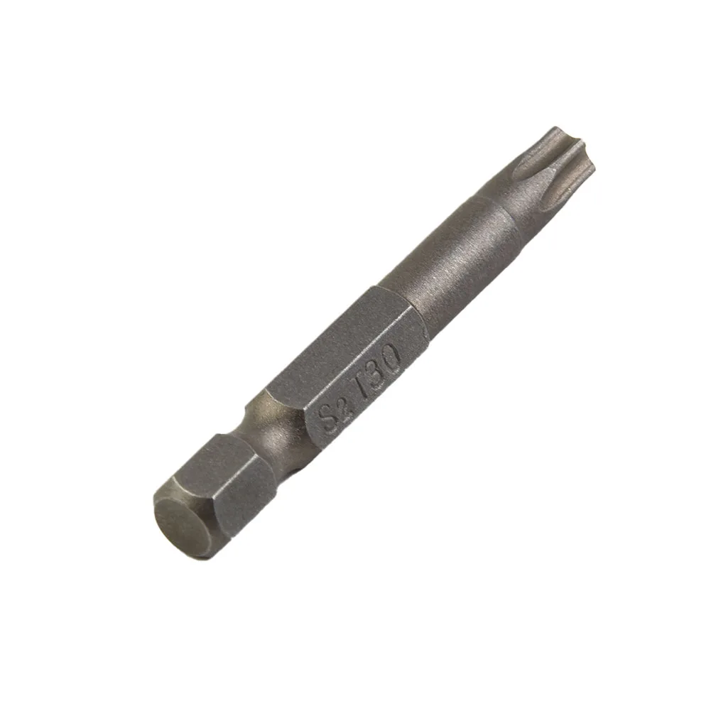 6pc 50mm Magnetic Torx Screwdriver Bits 1/4" Hex Shank T8 T10 T15 T20 T25 T30 Insert Bits Tool Alloy Hollow Torx Head Slotted
6pc 50mm Magnetic Torx Screwdriver Bits 1/4" Hex Shank T8 T10 T15 T20 T25 T30 Insert Bits Tool Alloy Hollow Torx Head Slotted