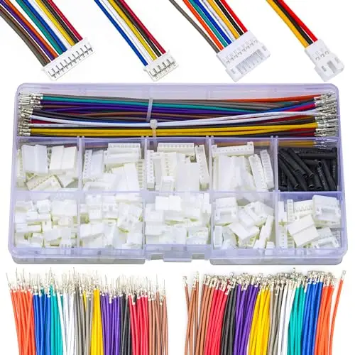 2.0mm Pitch JST-PH 2.0 Male Female Connector with 22AWG Pre-Crimped Extension Cables,PH 2.0mm Male Female Housing (PH-MF-Kit)
2.0mm Pitch JST-PH 2.0 Male Female Connector with 22AWG Pre-Crimped Extension Cables,PH 2.0mm Male Female Housing (PH-MF-Kit)