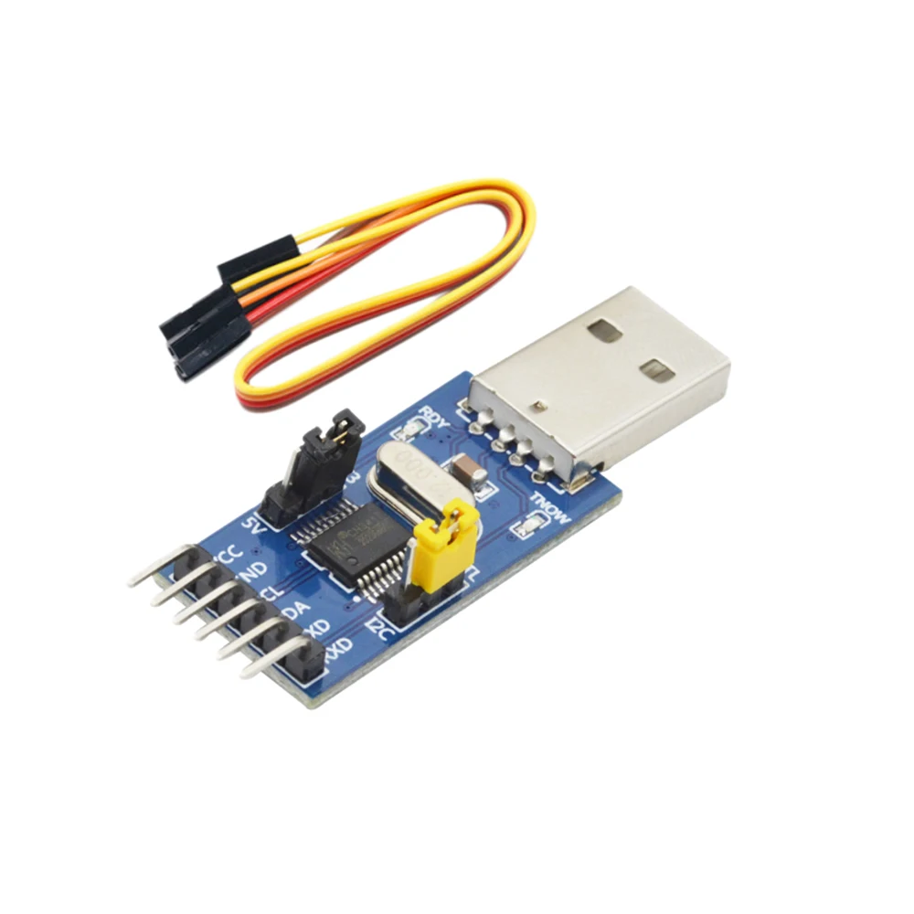 CH341T Two-In-One Module USB to I2C IIC UART USB to TTL Single-Chip Serial Port Downloader
CH341T Two-In-One Module USB to I2C IIC UART USB to TTL Single-Chip Serial Port Downloader