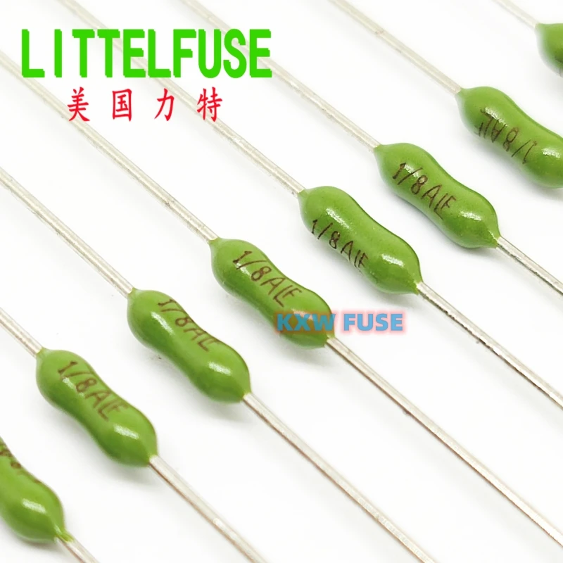 

10pcs Littelfuse 125mA 0.125A 1/8A 125V 251 Series Pico Fuse Very Fast-Acting Subminiature Axial leaded fuse 0251.125NRT1L 2x7mm