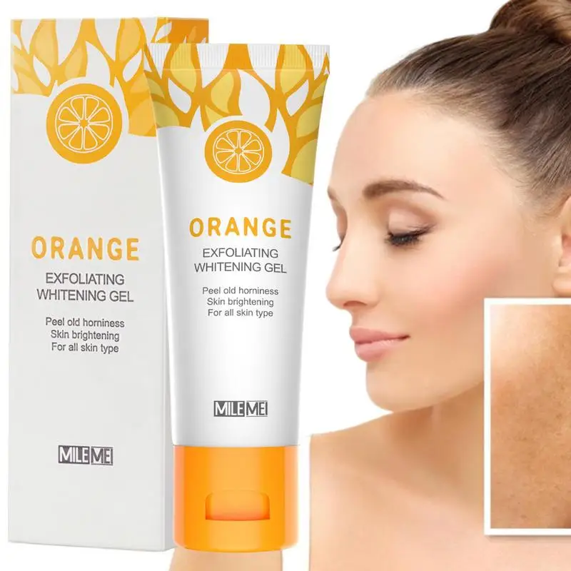 

Оранжевый пилинг-гель для лица, искусственный гель для лица, средство для удаления огрубевшей кожи, отшелушивающее средство для всех типов кожи, уход за лицом