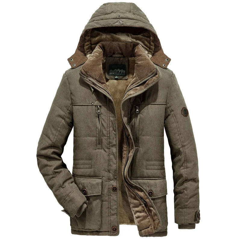 2023 New Men's Leisure Velvet Thick Warm Coat Waterproof Fleece Hooded Men Outdoor Jacket Men's Coats Hat Windbreakers Parka Men
2023 New Men's Leisure Velvet Thick Warm Coat Waterproof Fleece Hooded Men Outdoor Jacket Men's Coats Hat Windbreakers Parka Men