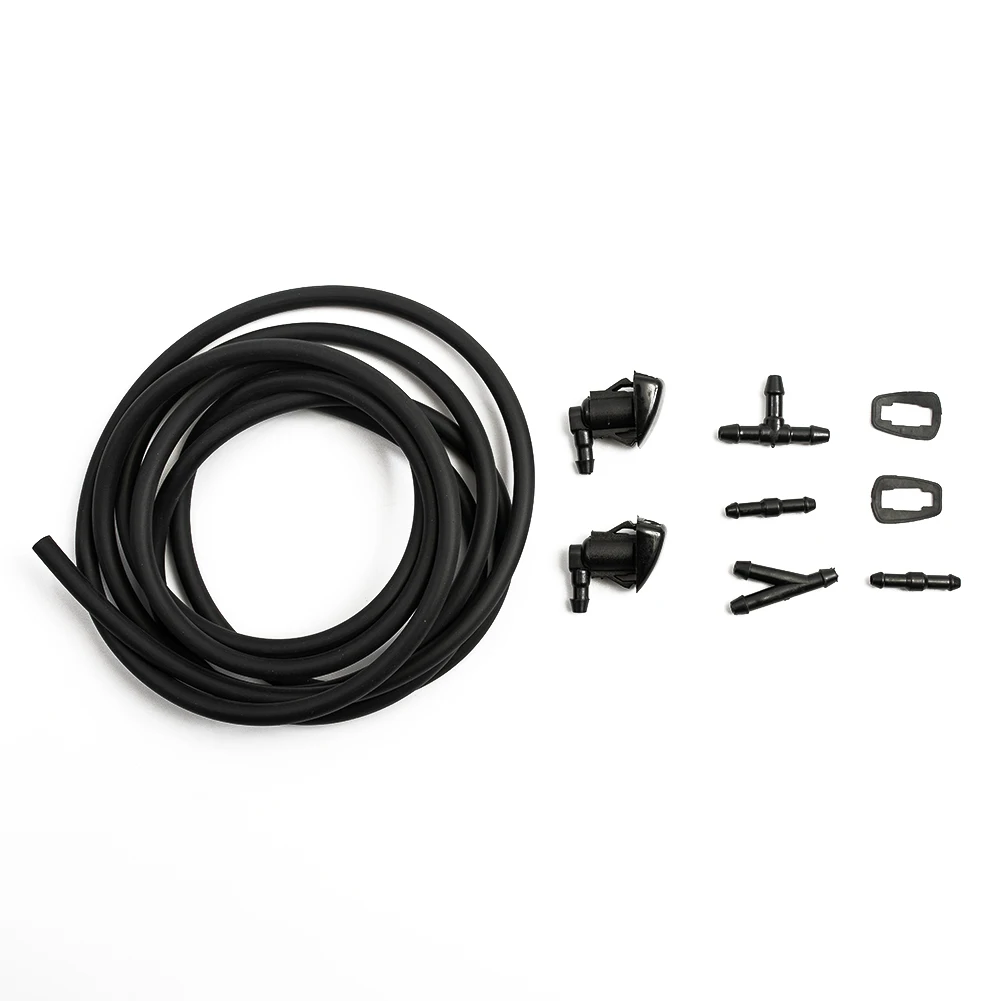 Car Windshield Washer Wiper Water Spray Nozzle Kit Contain 2*nozzles+2*Rubber Gaskets+1* Hose+4*Connectors For Toyota
Car Windshield Washer Wiper Water Spray Nozzle Kit Contain 2*nozzles+2*Rubber Gaskets+1* Hose+4*Connectors For Toyota
