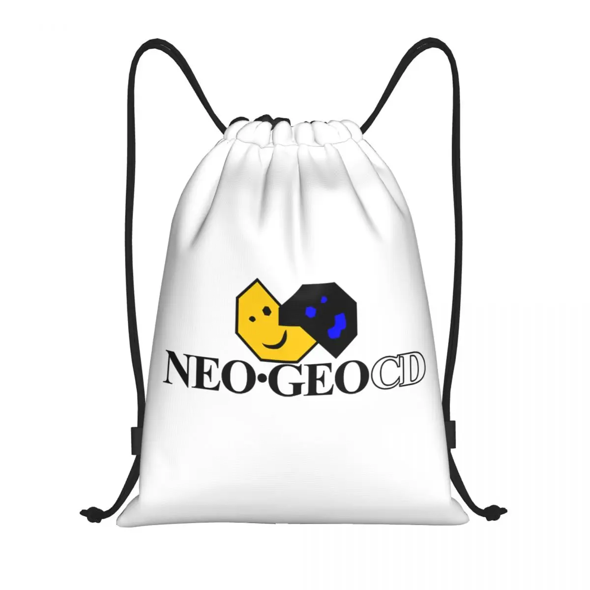 

Custom Neo Geo Logo Drawstring Bag for Training Yoga Backpacks Men Women Neogeo Arcade Game Sports Gym Sackpack