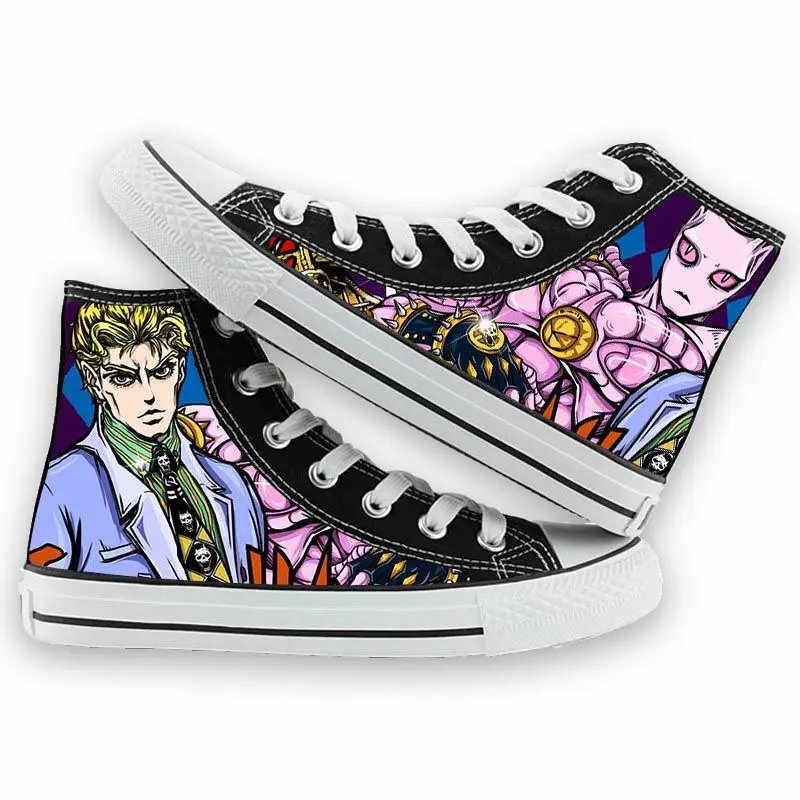 JoJo's Bizarre Adventure Canvas Shoes Anime Sneakers Casual Cosplay Costume High Top Kawaii Shoes Y2k JOJO Accessories
JoJo's Bizarre Adventure Canvas Shoes Anime Sneakers Casual Cosplay Costume High Top Kawaii Shoes Y2k JOJO Accessories