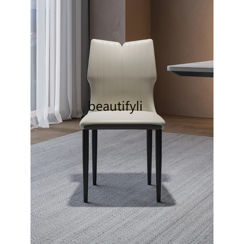 Italian Minimalist Leather Dining Chair Nordic Advanced Imitation Leather Dining Table and Chair Chair chairs dining room
Italian Minimalist Leather Dining Chair Nordic Advanced Imitation Leather Dining Table and Chair Chair chairs dining room