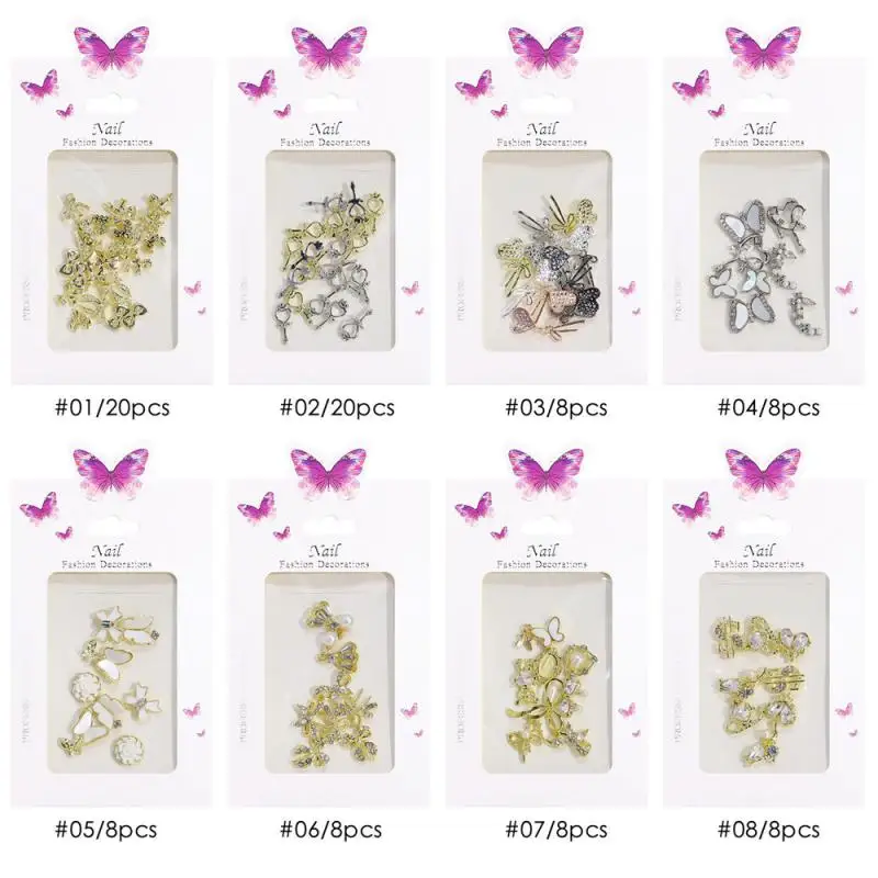 

Bag Ch Style Nail Charms Decoration Fashion Chic Bow Kawaii Nails Classic Jewellery Designs Metal Nail Accessories