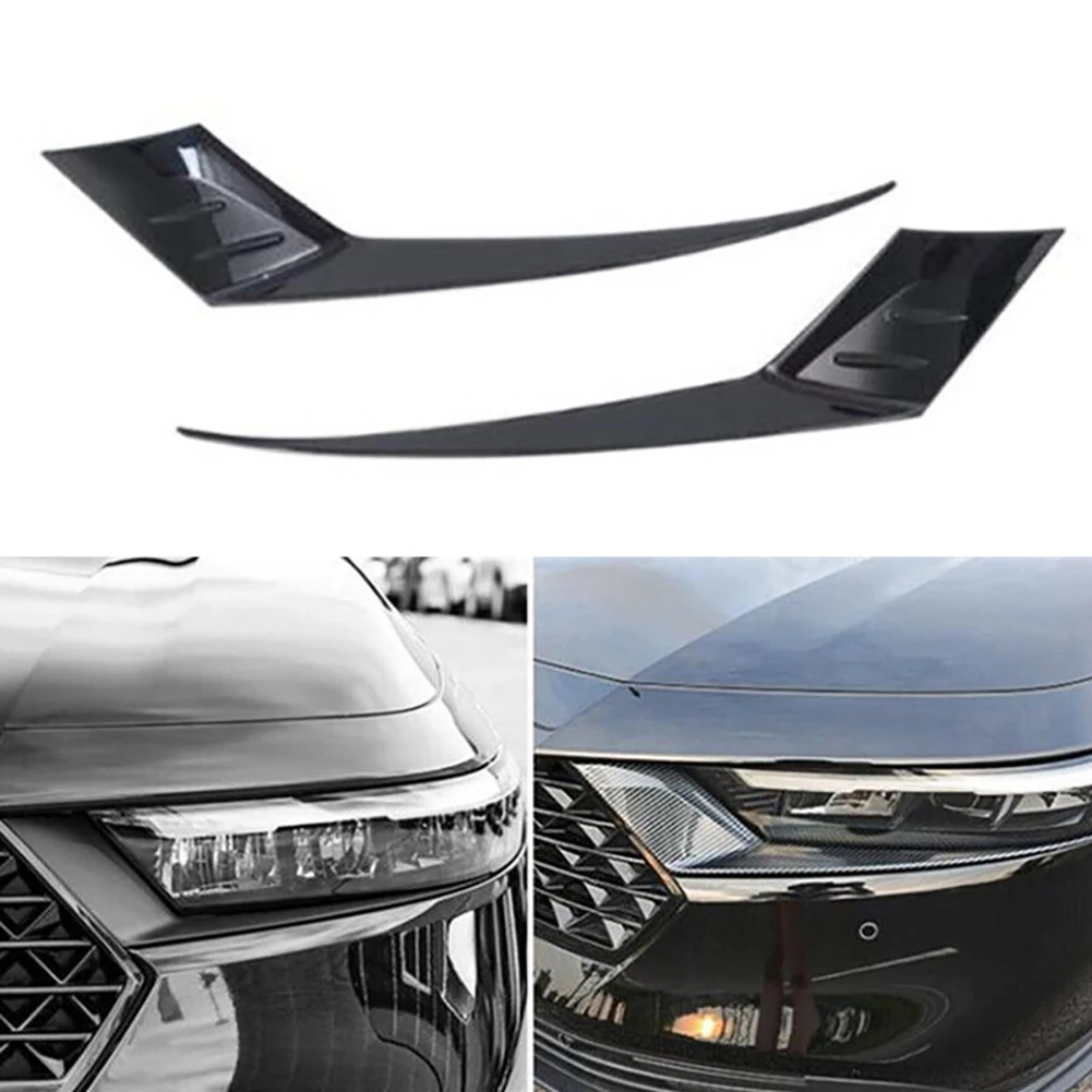 2PCS/Set Glossy Black Front Headlight Eyebrow Cover Trim Replace For Honda For Accord 2023 2024 11th Gen Automotive Decoration
2PCS/Set Glossy Black Front Headlight Eyebrow Cover Trim Replace For Honda For Accord 2023 2024 11th Gen Automotive Decoration