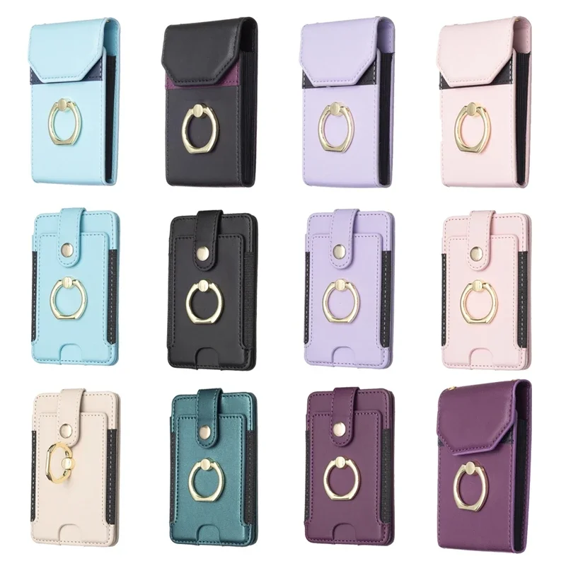 

Cute Ring Card Bag Can Be Pasted On The Mobile Phone Case For Samsung Galaxy Xiaomi Redmi iPhone Huawei OPPO ViVO Moto Google