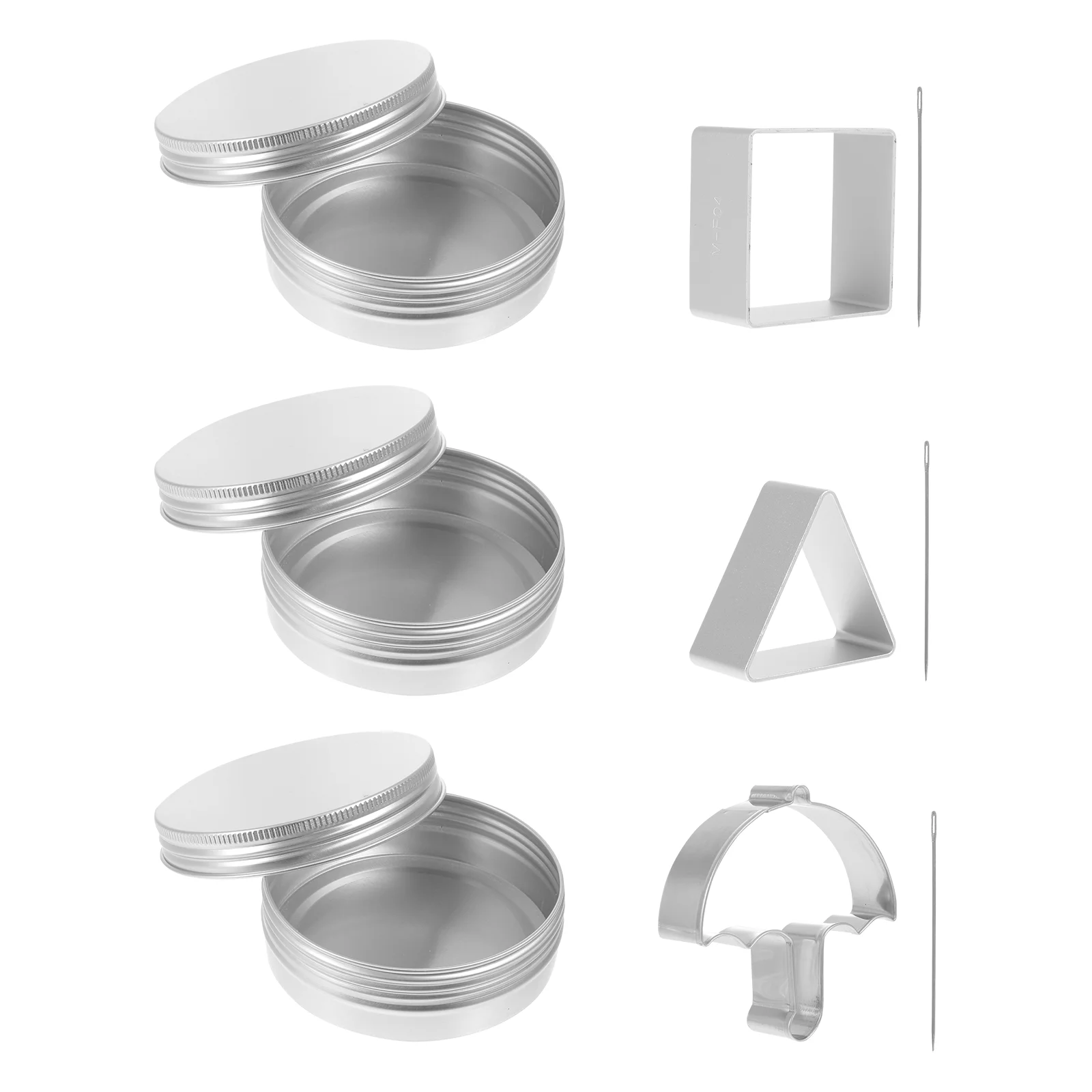 3 Sets Biscuit Mold Baking Accessory Chocolate Chips Cookies Star Candy Kitchen Needle Ring Durable Aluminium
3 Sets Biscuit Mold Baking Accessory Chocolate Chips Cookies Star Candy Kitchen Needle Ring Durable Aluminium