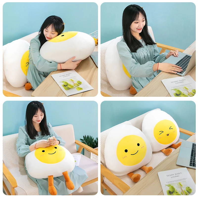 Poached Egg Doll Cute Expression Pillow Cute Boiled Egg Plush Toy Doll Birthday Gift for Boys and Girls
Poached Egg Doll Cute Expression Pillow Cute Boiled Egg Plush Toy Doll Birthday Gift for Boys and Girls