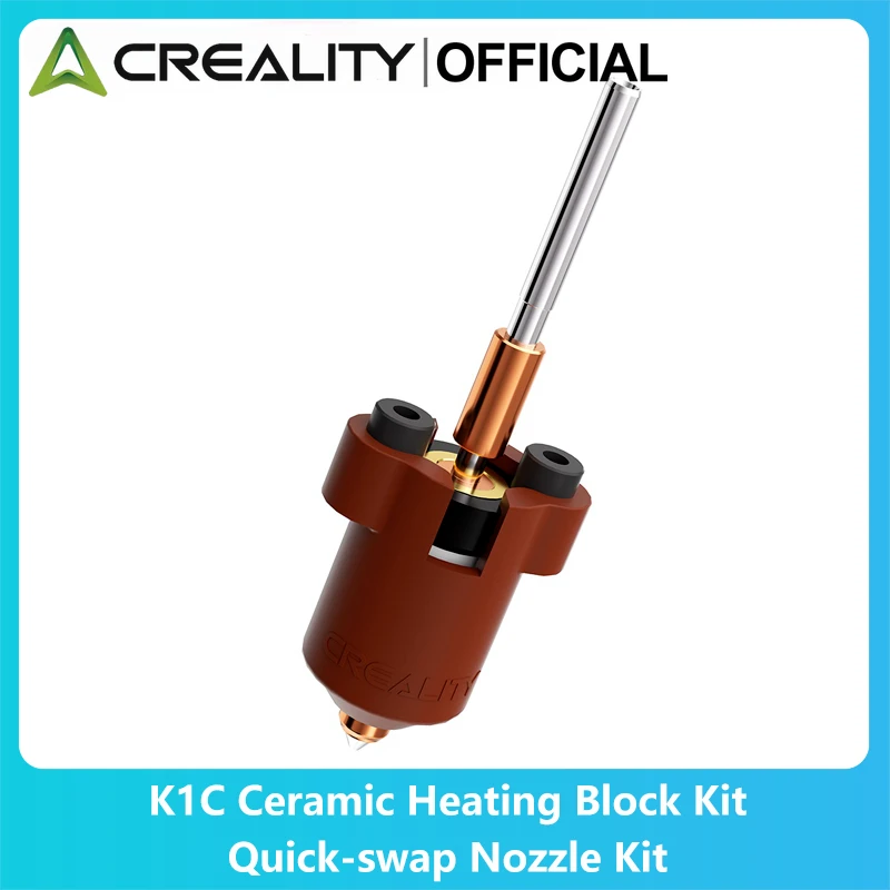 Набор керамических нагревательных блоков Creality K1C, 600 мм/с, высокоскоростная печать, 300 °C, нагревательная быстросъемная насадка 60 Вт для K1C
Набор керамических нагревательных блоков Creality K1C, 600 мм/с, высокоскоростная печать, 300 °C, нагревательная быстросъемная насадка 60 Вт для K1C