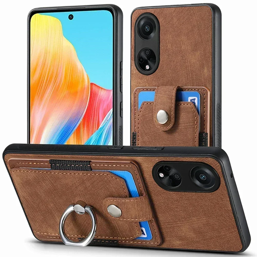 

Luxury Case For OPPO A98 A78 A77 A57 A74 A54 5G A57S A 94 95 53 A16 S A79 A96 A77S A17 A58 A38 A18 A54S A 98 Leather Back Cover