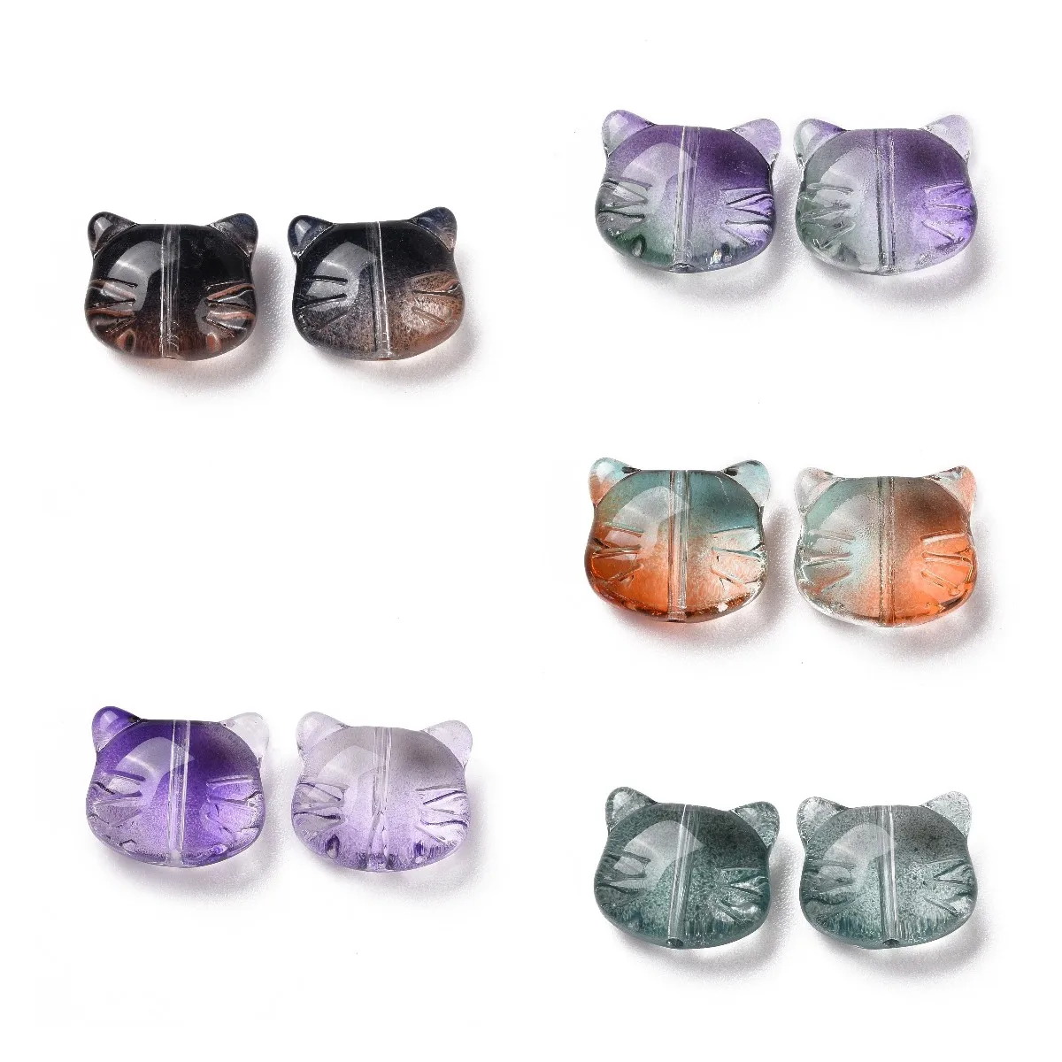 200pcs Colorful Cute Cartoon Glass Beads Animal Cat Loose Beads For DIY Bracelets Jewelry Making Accessories
200pcs Colorful Cute Cartoon Glass Beads Animal Cat Loose Beads For DIY Bracelets Jewelry Making Accessories