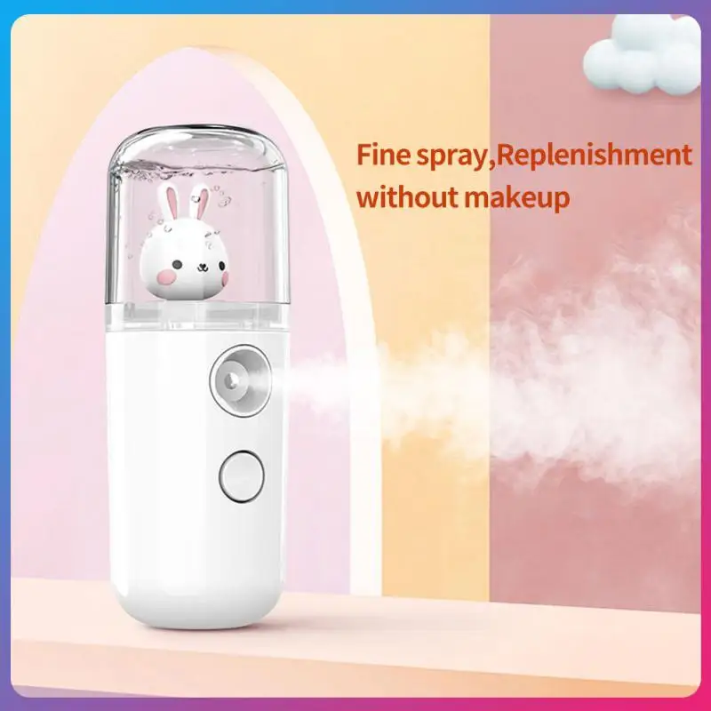 

30ml Nano Mist Sprayer Facial Sprayer USB Chargeable Facial Steamer Portable Humidifier Women Beauty Moisturizing Skin Care Tool
