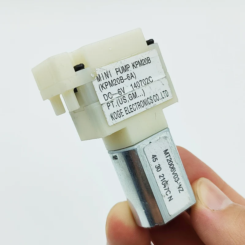 KOGE KPM20B-6A DC 5V 6V Micro Mini Air Pump Oxygen Pump DIY Inflator Medical Device Blood Pressure Monitor Aquarium Fish Tank
KOGE KPM20B-6A DC 5V 6V Micro Mini Air Pump Oxygen Pump DIY Inflator Medical Device Blood Pressure Monitor Aquarium Fish Tank