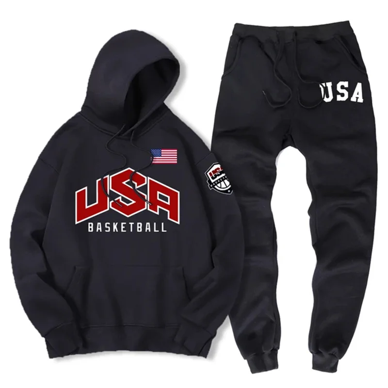 Fashion street print sportswear men jogging suit Autumn/winter loose hoodie + casual pants multi-color plus size two-piece set
Fashion street print sportswear men jogging suit Autumn/winter loose hoodie + casual pants multi-color plus size two-piece set
