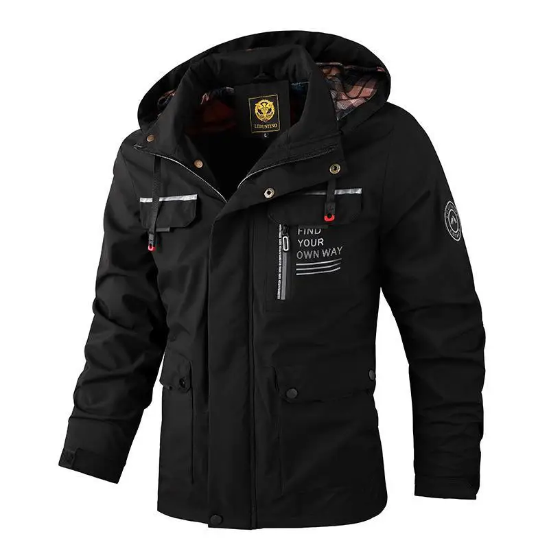 Fashion Men's Casual Windbreaker Hooded Jacket Man Waterproof Outdoor Soft Shell Winter Coat Clothing Warm Ultra Light Jackets
Fashion Men's Casual Windbreaker Hooded Jacket Man Waterproof Outdoor Soft Shell Winter Coat Clothing Warm Ultra Light Jackets