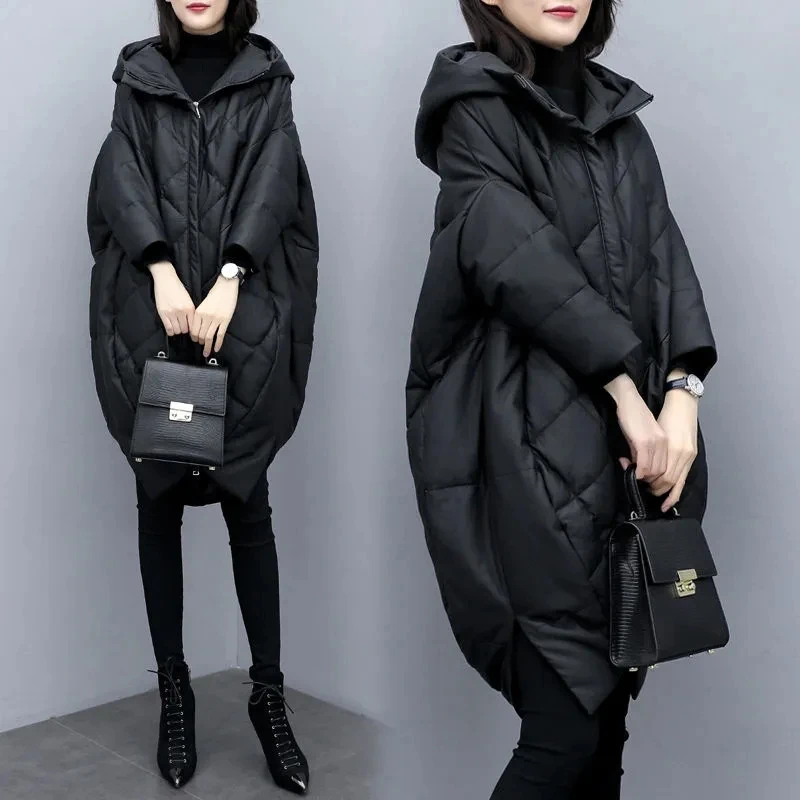 Fashion Long Cotton Clothes Women 2023 New Winter Temperament Hooded Cloak Jacket Female Loose Thick Warm Overcoat Tide H2389
Fashion Long Cotton Clothes Women 2023 New Winter Temperament Hooded Cloak Jacket Female Loose Thick Warm Overcoat Tide H2389