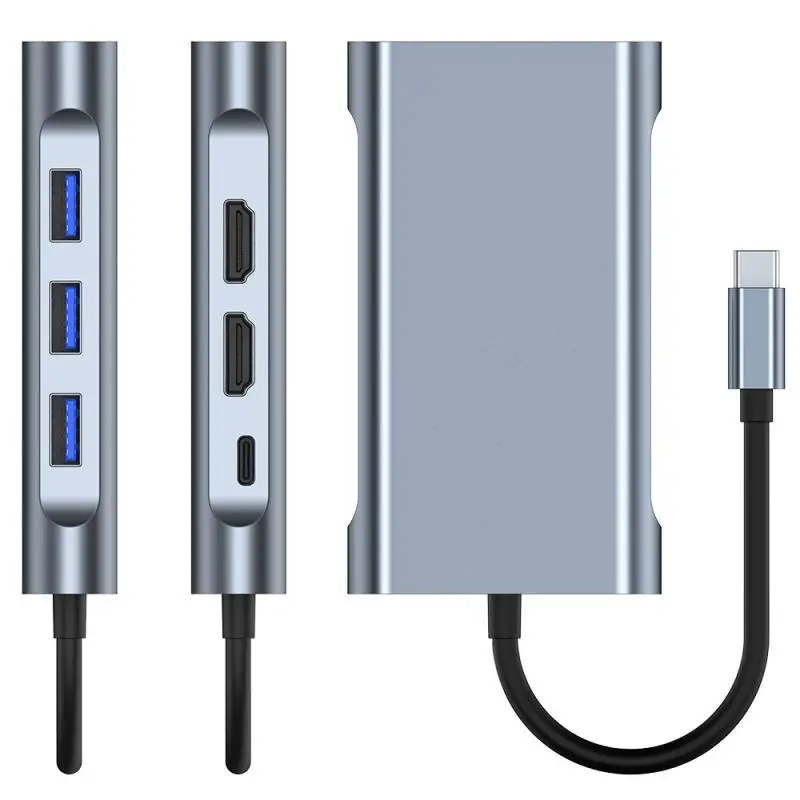 Адаптер в 1 для планшетов с интерфейсом USB Type-C на 4K HDMI, VGA, RJ45, Lan, Ethernet, SD/TF, 87 Вт
Адаптер в 1 для планшетов с интерфейсом USB Type-C на 4K HDMI, VGA, RJ45, Lan, Ethernet, SD/TF, 87 Вт