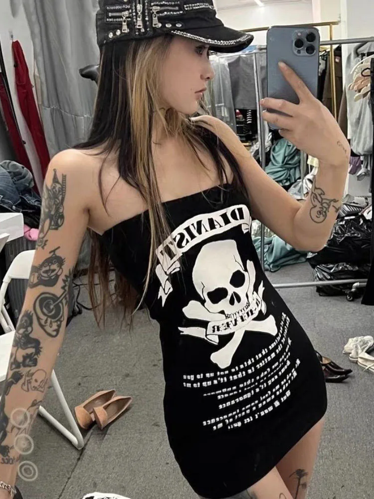 2023 Skull Print Causal Women Dress Slim Waist Tunic All Match Off Shoulder Dresses Y2k Aesthetic Sexy Fashion Elegant Vestidos
2023 Skull Print Causal Women Dress Slim Waist Tunic All Match Off Shoulder Dresses Y2k Aesthetic Sexy Fashion Elegant Vestidos