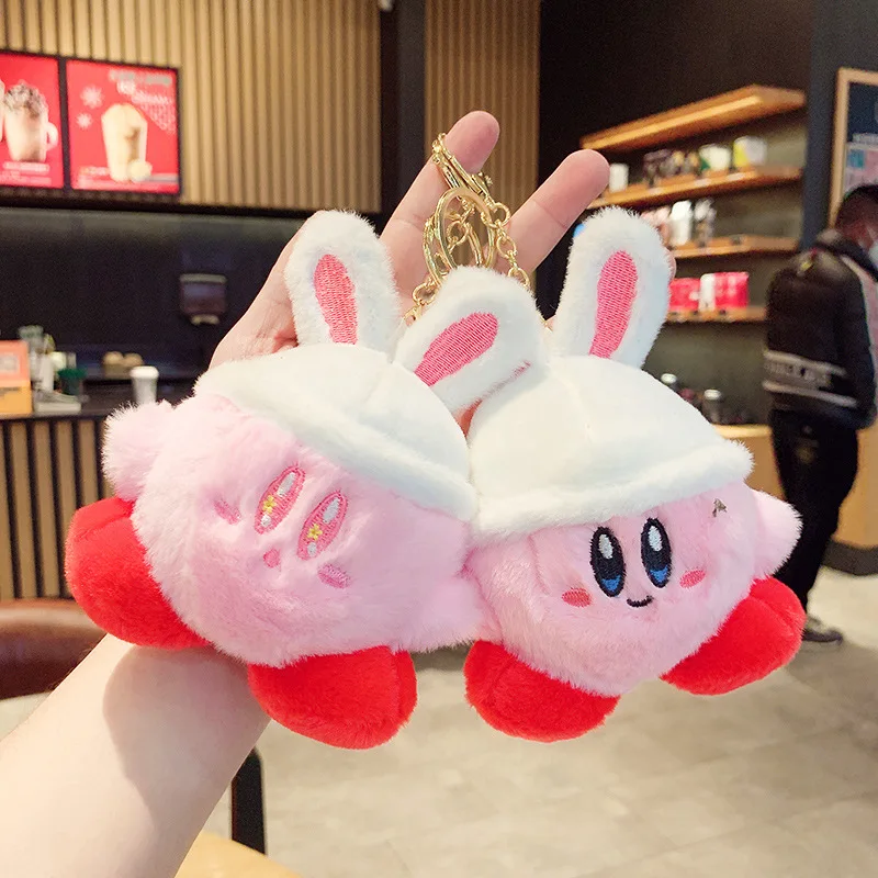 Kawaii Kirby Plush Toys Keychain Anime Kirby Animal Rabbit Stuffed Toy Pendant Car Key Bag Backpack Decor Kids Christmas Gifts
Kawaii Kirby Plush Toys Keychain Anime Kirby Animal Rabbit Stuffed Toy Pendant Car Key Bag Backpack Decor Kids Christmas Gifts
