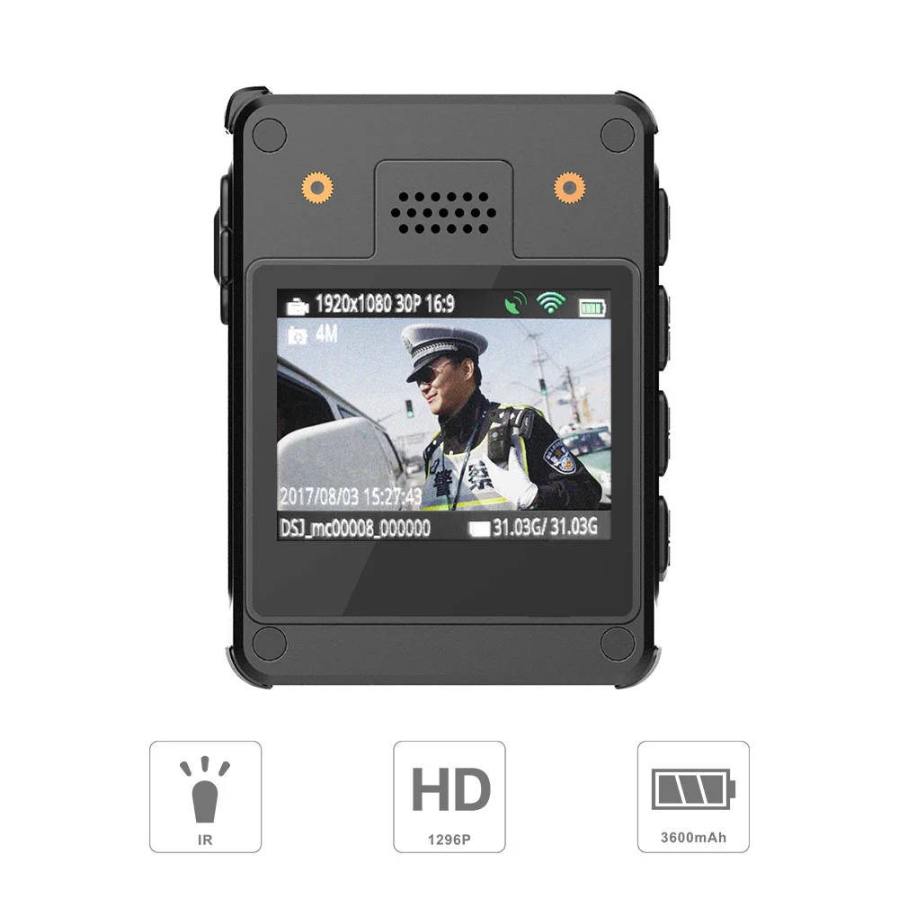 CammPro M852 WiFi 1296P Surveillance Video Photo Digital Police Body Worn Camera Law Enforcement Security Camcorder
CammPro M852 WiFi 1296P Surveillance Video Photo Digital Police Body Worn Camera Law Enforcement Security Camcorder
