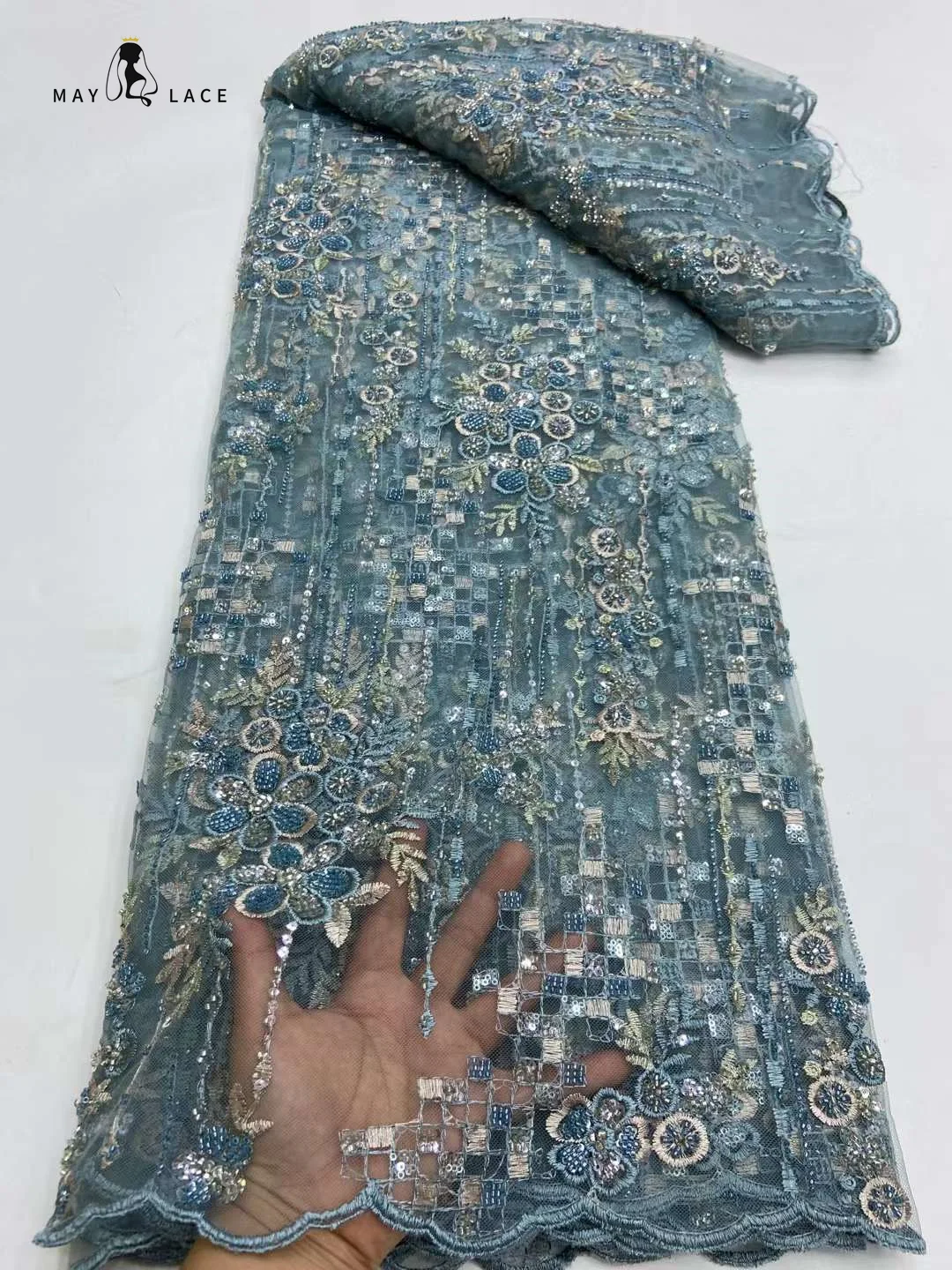 May Lace 2023 High Quality Lace African Nigerian Tulle Beads Lace Fabrics Sequins Embroidery French Wedding Party Dress 5 Yards
May Lace 2023 High Quality Lace African Nigerian Tulle Beads Lace Fabrics Sequins Embroidery French Wedding Party Dress 5 Yards