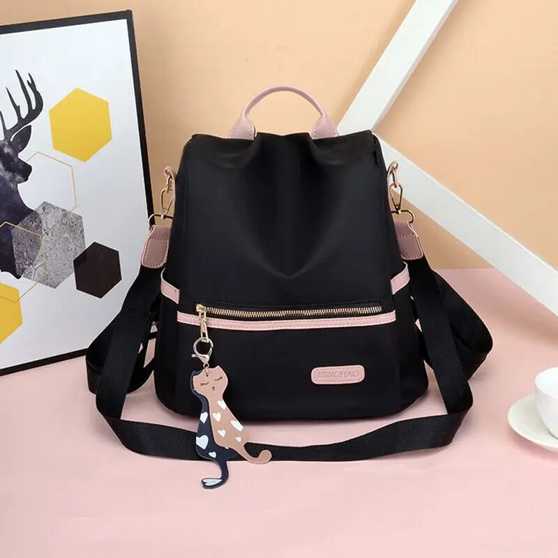 Women’s Backpacks High Quality Nylon Simple Fashion Backpack Large Capacity Anti-Theft Backpack Casual Shoulder Bag
Women’s Backpacks High Quality Nylon Simple Fashion Backpack Large Capacity Anti-Theft Backpack Casual Shoulder Bag