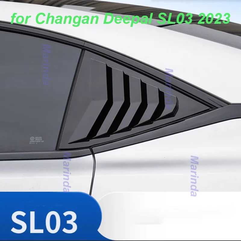 

Car Quarter Window Shutter Trim for Changan Deepal SL03 2023 Louver Shape Cover Decoration Protector Exterior Accessories