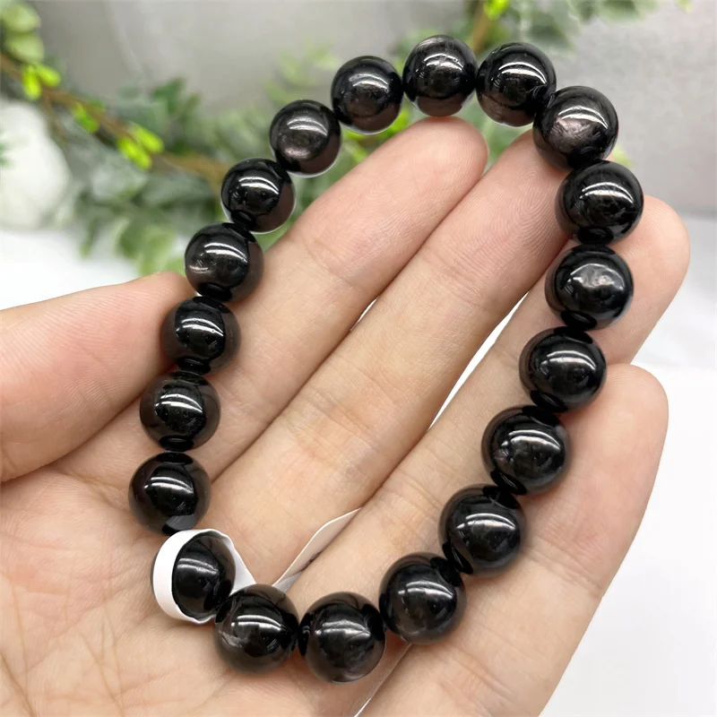 9.5MM Natural Black Quartz Bracelet Fashion Gemstone Crystal Jewelry Bangle For Women Healing Bohemia Holiday Gift 1pcs 
9.5MM Natural Black Quartz Bracelet Fashion Gemstone Crystal Jewelry Bangle For Women Healing Bohemia Holiday Gift 1pcs