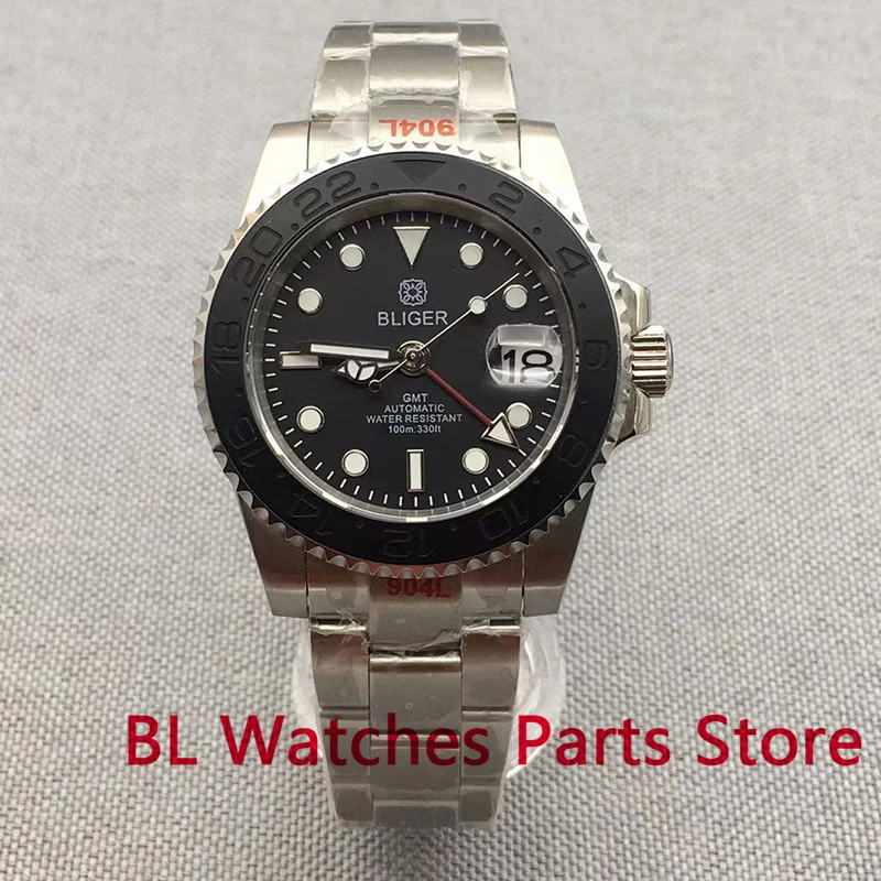 BLIGER 40mm NH34A DG3804 GMT Automatic Men Watch Silver Black Dial Brushed Bezel Red GMT Oyster Bracelet Sapphire Glass
BLIGER 40mm NH34A DG3804 GMT Automatic Men Watch Silver Black Dial Brushed Bezel Red GMT Oyster Bracelet Sapphire Glass