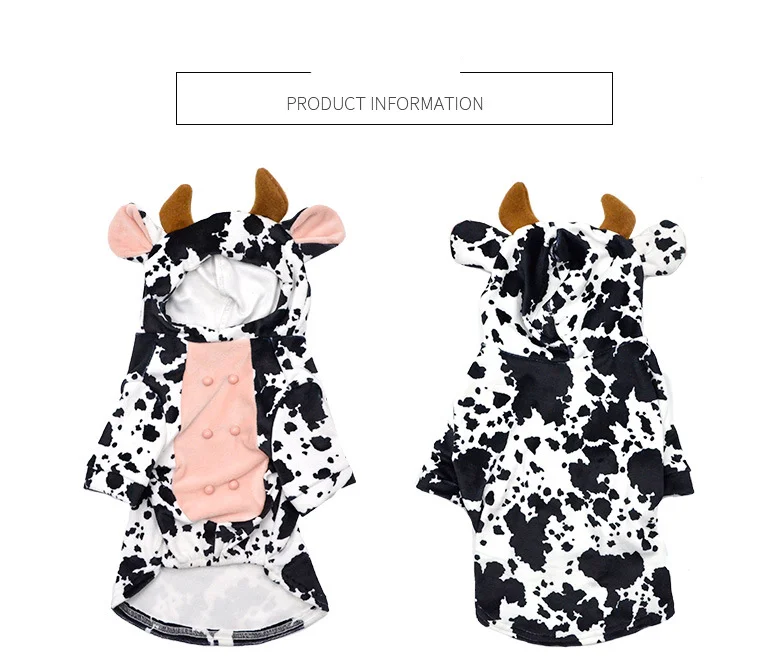 Costume vache pour chiens Costume vache pour chiens