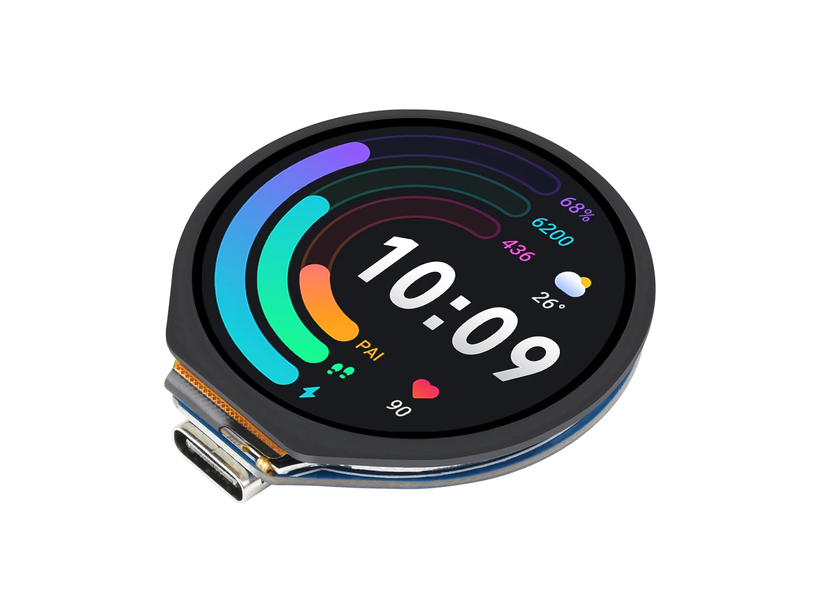 RP2040-Touch-LCD-1.28, макетная плата для микроконтроллера RP2040 с круглым сенсорным ЖК-экраном 1,28 дюйма, компактный размер, акселерометр и G
RP2040-Touch-LCD-1.28, макетная плата для микроконтроллера RP2040 с круглым сенсорным ЖК-экраном 1,28 дюйма, компактный размер, акселерометр и G