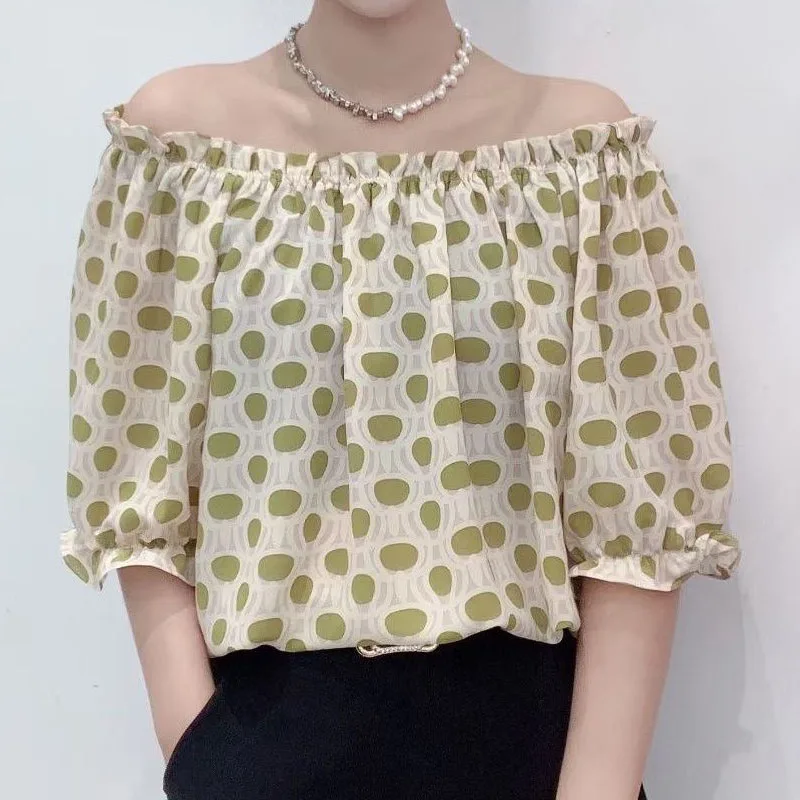 French Floral Temperament Short Sleeve Women's Clothing Slash Neck Casual Loose Summer 2023 New Simplicity Commute Tops Blouse
French Floral Temperament Short Sleeve Women's Clothing Slash Neck Casual Loose Summer 2023 New Simplicity Commute Tops Blouse