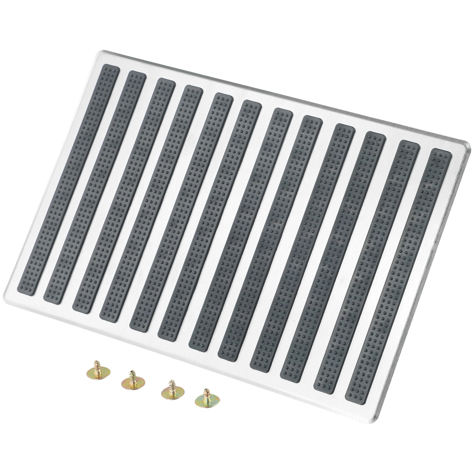 Mat Plate Plate Carpet Side Auto Driver Floor Foot Heel Interior Non-slip Pad Patch Universal Stainless 23.5X16cm
Mat Plate Plate Carpet Side Auto Driver Floor Foot Heel Interior Non-slip Pad Patch Universal Stainless 23.5X16cm