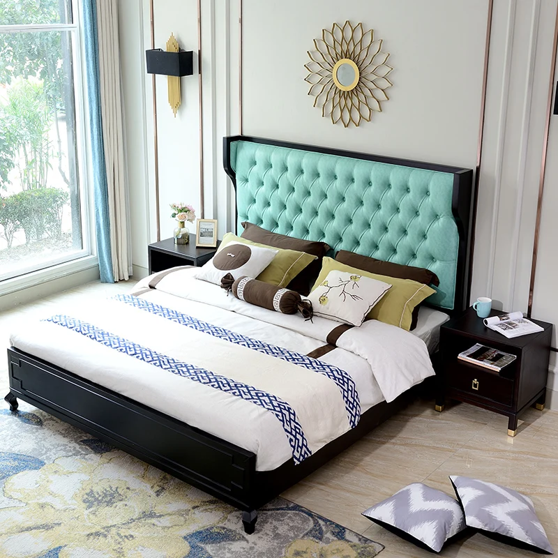 The product can be customized. New Chinese bed solid wood double bed leather art Chinese style retro 1.8m big bed ash modern Chi
The product can be customized. New Chinese bed solid wood double bed leather art Chinese style retro 1.8m big bed ash modern Chi