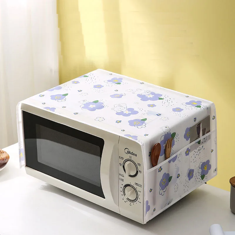 Microwave Dust Cover with Cutlery Storage Bag Peva Waterproof Oil Proof Oven Protective Cover Kitchen Decoration Save Space
Microwave Dust Cover with Cutlery Storage Bag Peva Waterproof Oil Proof Oven Protective Cover Kitchen Decoration Save Space