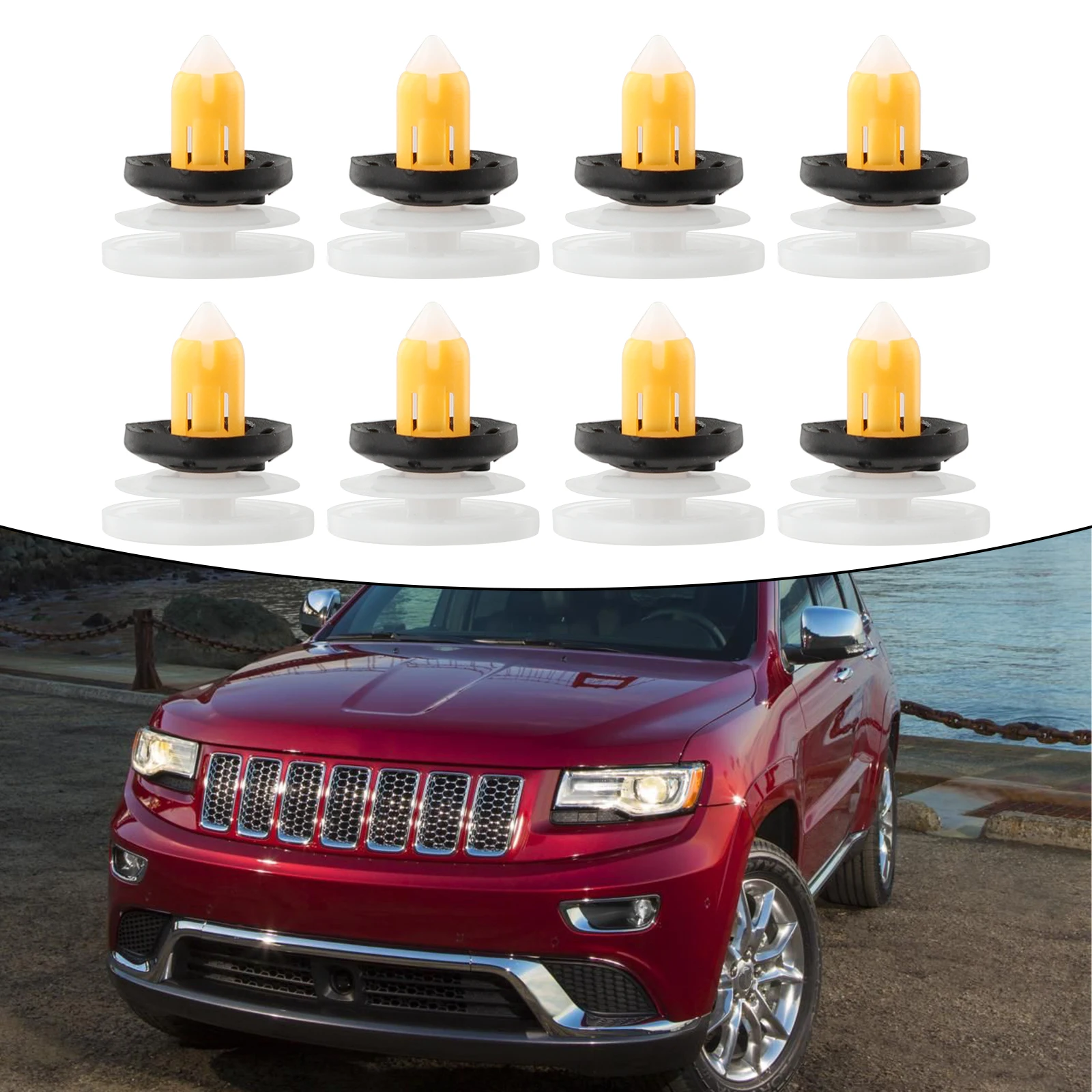 Car Accessories Car Door Panel Clips Car 22.2mm 51987227 6511618AA 8 PCS For Jeep-Renegade Plastic High Quality
Car Accessories Car Door Panel Clips Car 22.2mm 51987227 6511618AA 8 PCS For Jeep-Renegade Plastic High Quality