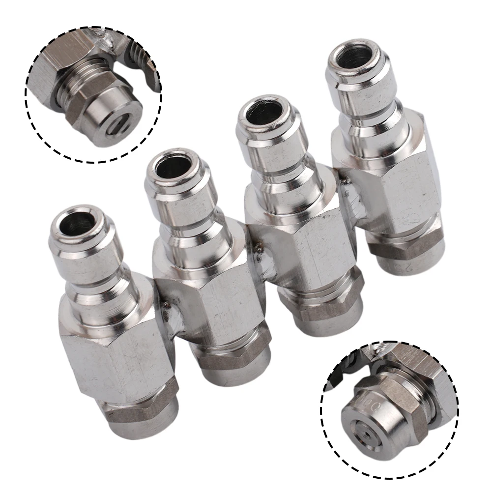 Cleaning Nozzle 1/4 Quick Plug 4000 PSI Conjoined Nozzles For 2-3 GPM Pressure Washers Pouring Systems Spare Parts
Cleaning Nozzle 1/4 Quick Plug 4000 PSI Conjoined Nozzles For 2-3 GPM Pressure Washers Pouring Systems Spare Parts