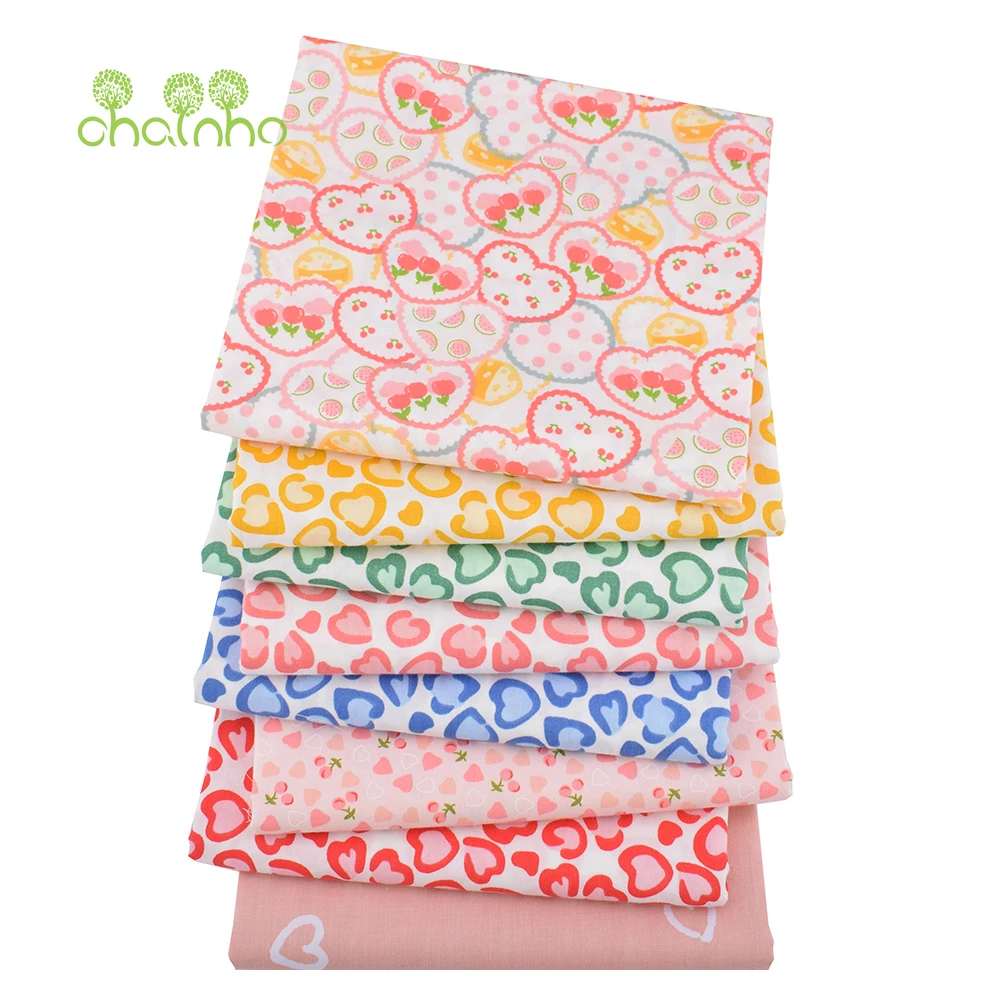 Chainho,Heart Pattern Printed Twill Cotton Fabric,DIY Sewing Quilting Home Textiles Material For Baby Children's Bedding,Clothes
Chainho,Heart Pattern Printed Twill Cotton Fabric,DIY Sewing Quilting Home Textiles Material For Baby Children's Bedding,Clothes