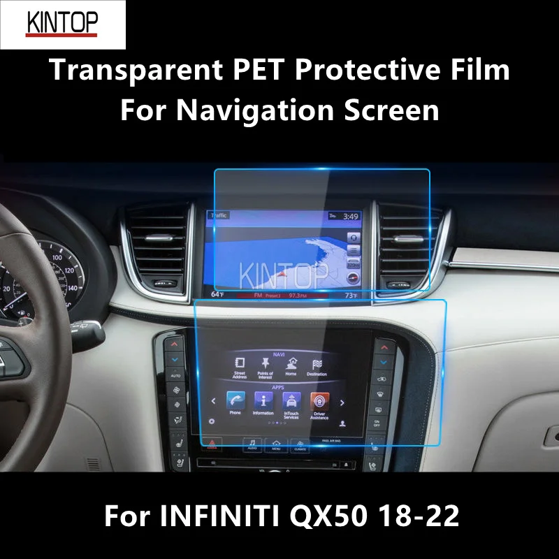For INFINITI QX50 18-22 Navigation Screen Transparent PET Protective Film Anti-scratch Accessorie Refit
For INFINITI QX50 18-22 Navigation Screen Transparent PET Protective Film Anti-scratch Accessorie Refit